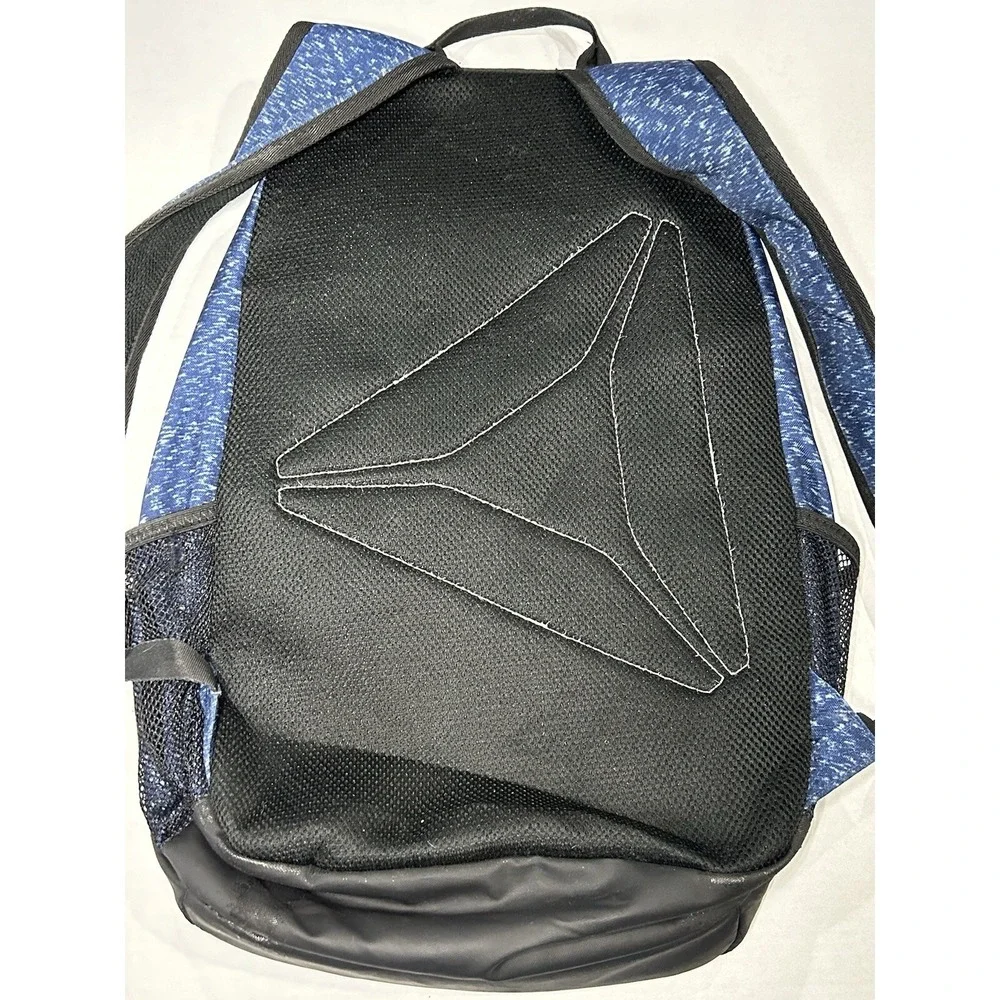 Reebok Blue Black Water Resistant Comfort Straps Backpack Padded